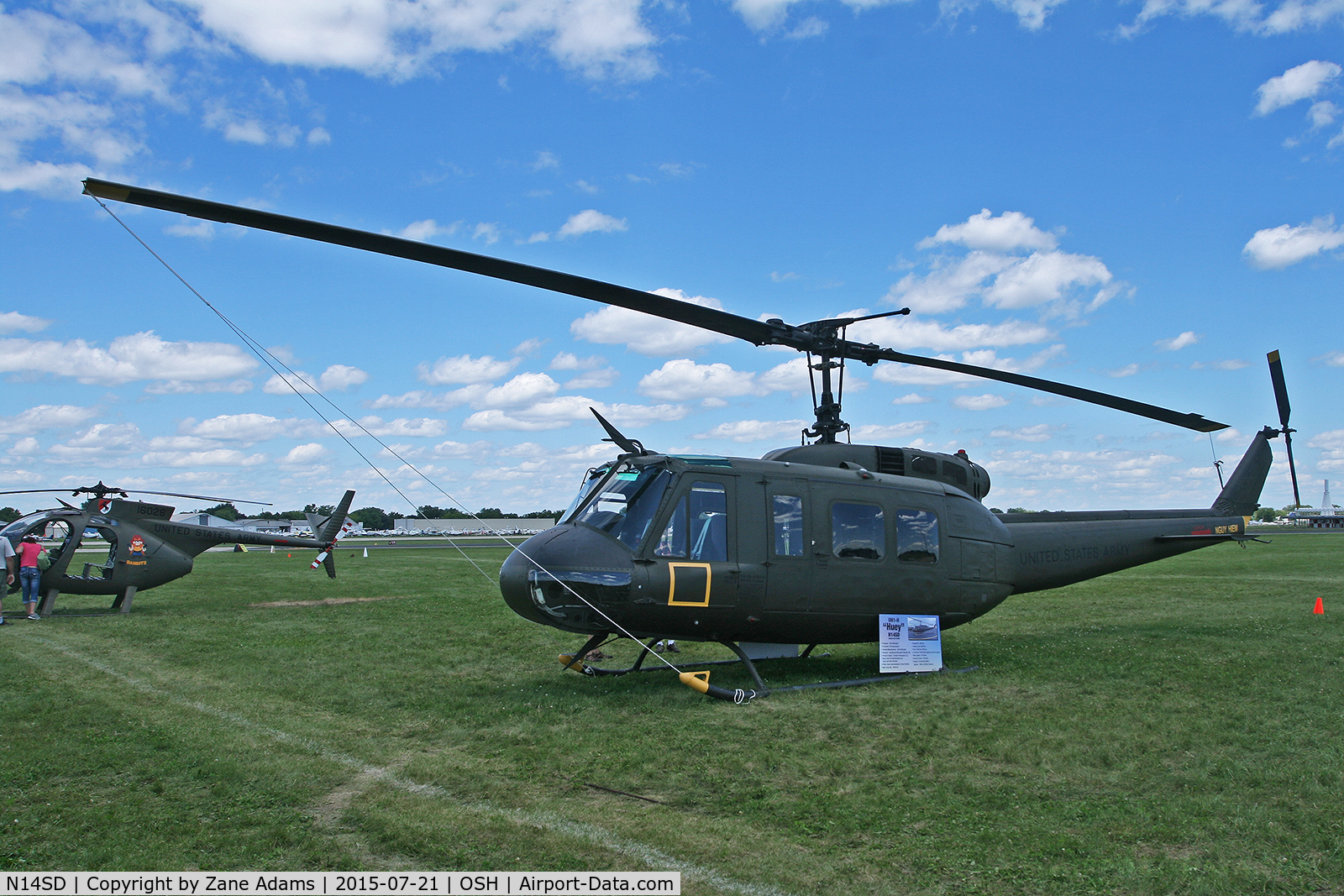 N14SD, 1967 Bell UH-1H Iroquois C/N 4027, 2015 EAA AirVenture - Oshkosh Wisconsin