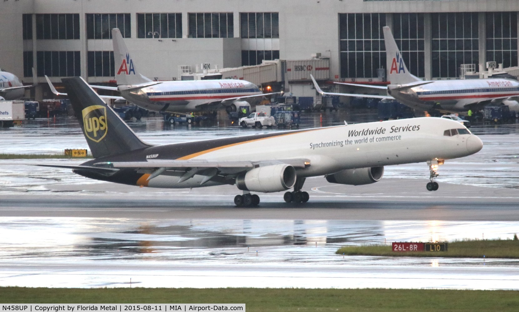 N458UP, 1996 Boeing 757-24APF C/N 25479, UPS 757