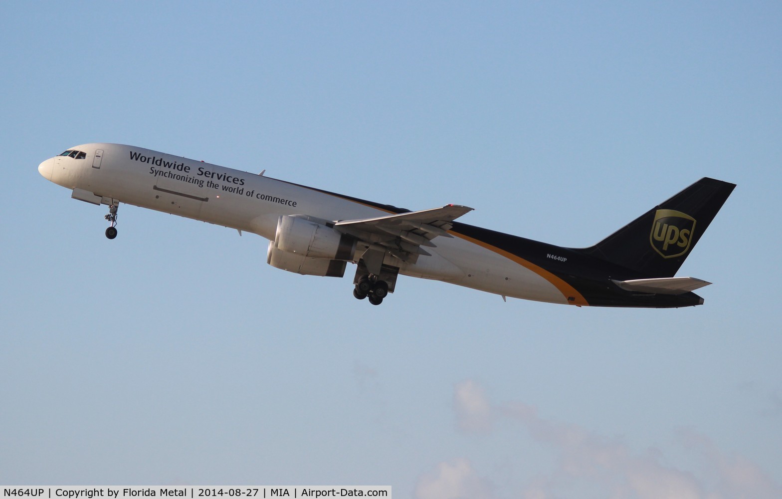 N464UP, 1997 Boeing 757-24APF C/N 28268, UPS 757