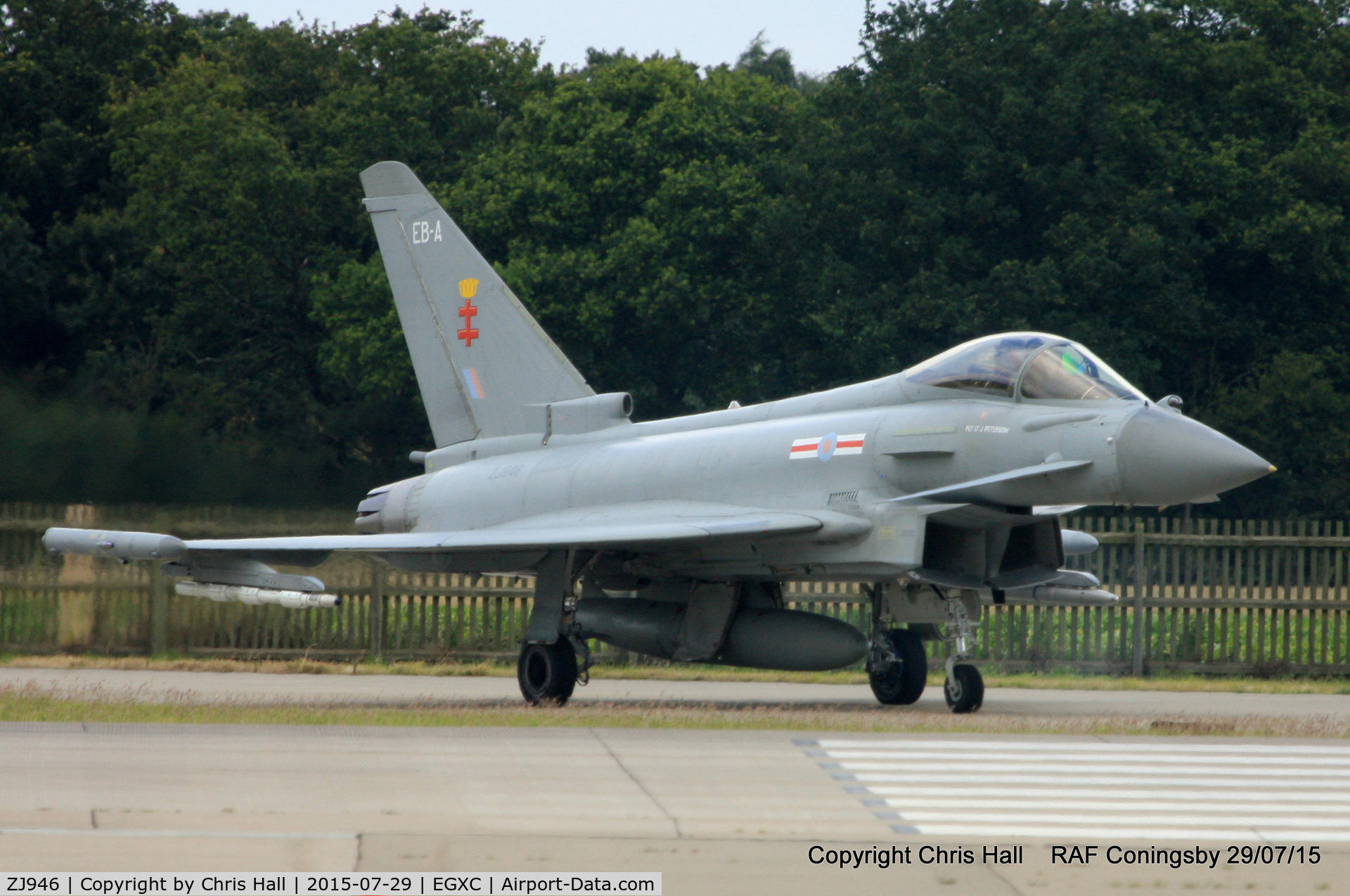 ZJ946, 2008 Eurofighter EF-2000 Typhoon FGR.4 C/N BS039, RAF 41(R) Sqn