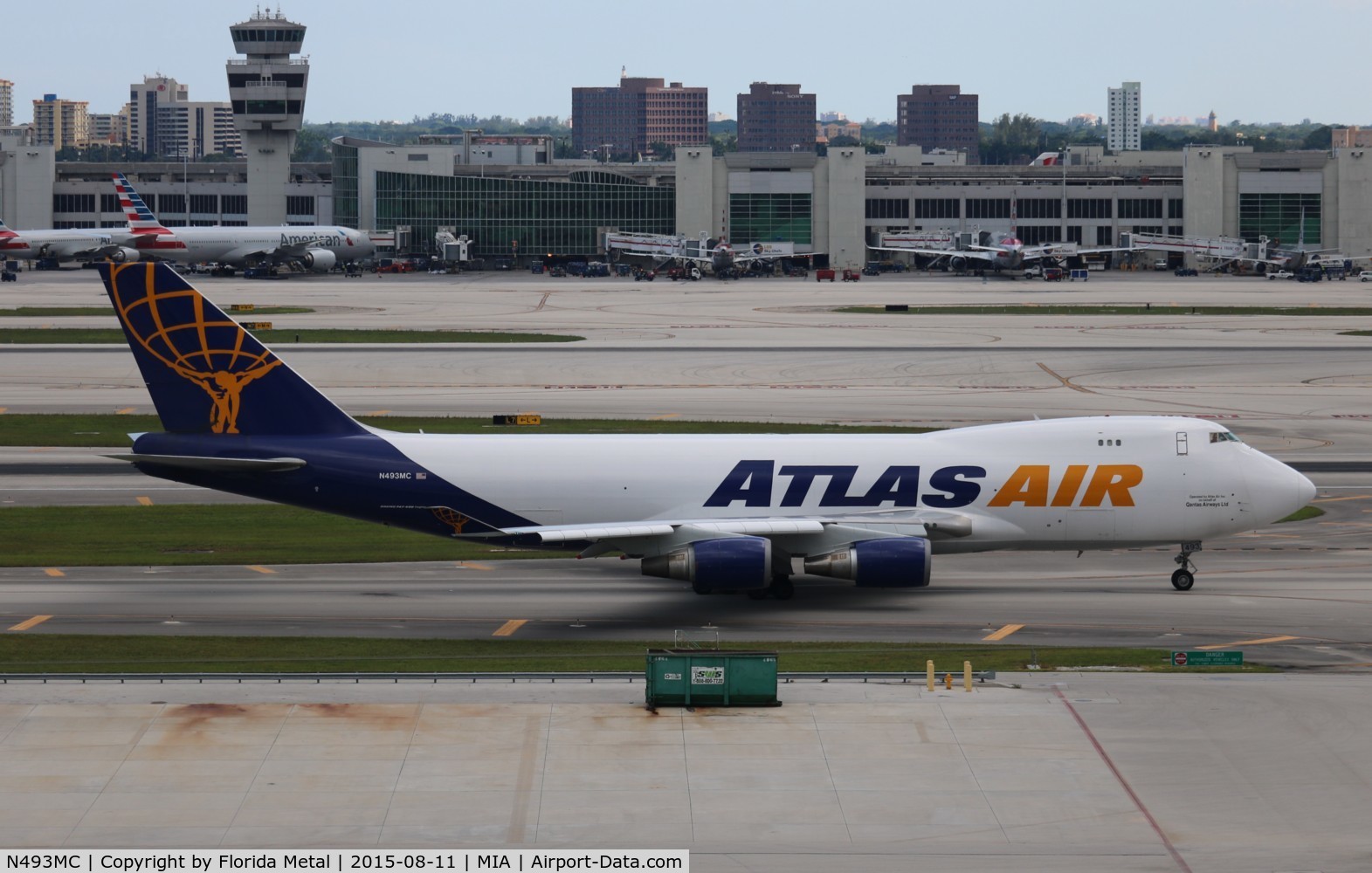 N493MC, 1998 Boeing 747-47UF C/N 29254, Atlas