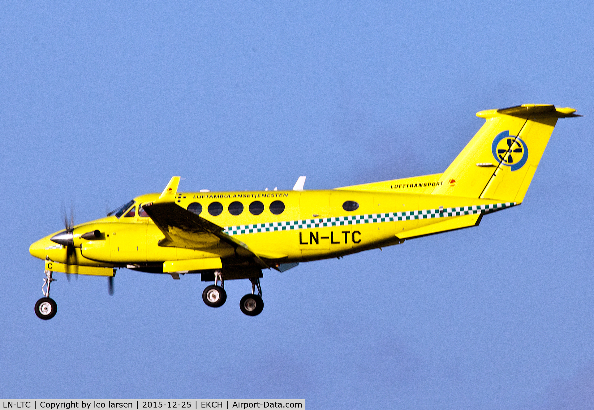 LN-LTC, 2008 Hawker Beechcraft B200 King Air C/N BB-2002, Copenhagen 25.12.15