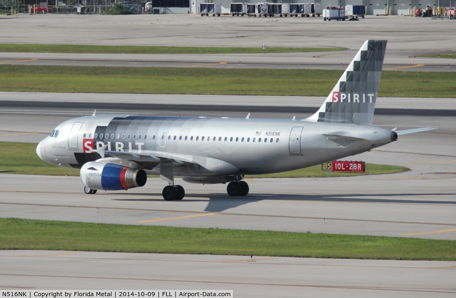 N516NK, 2006 Airbus A319-132 C/N 2704, Spirit