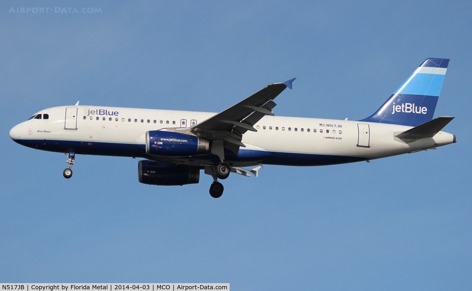 N517JB, 2000 Airbus A320-232 C/N 1327, Jet Blue