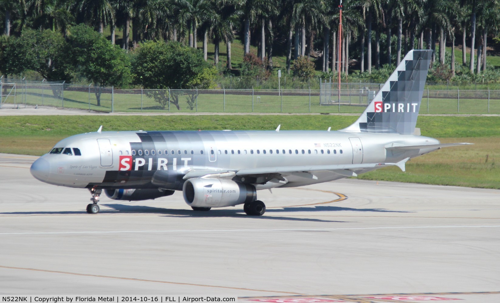 N522NK, 2006 Airbus A319-132 C/N 2893, Spirit