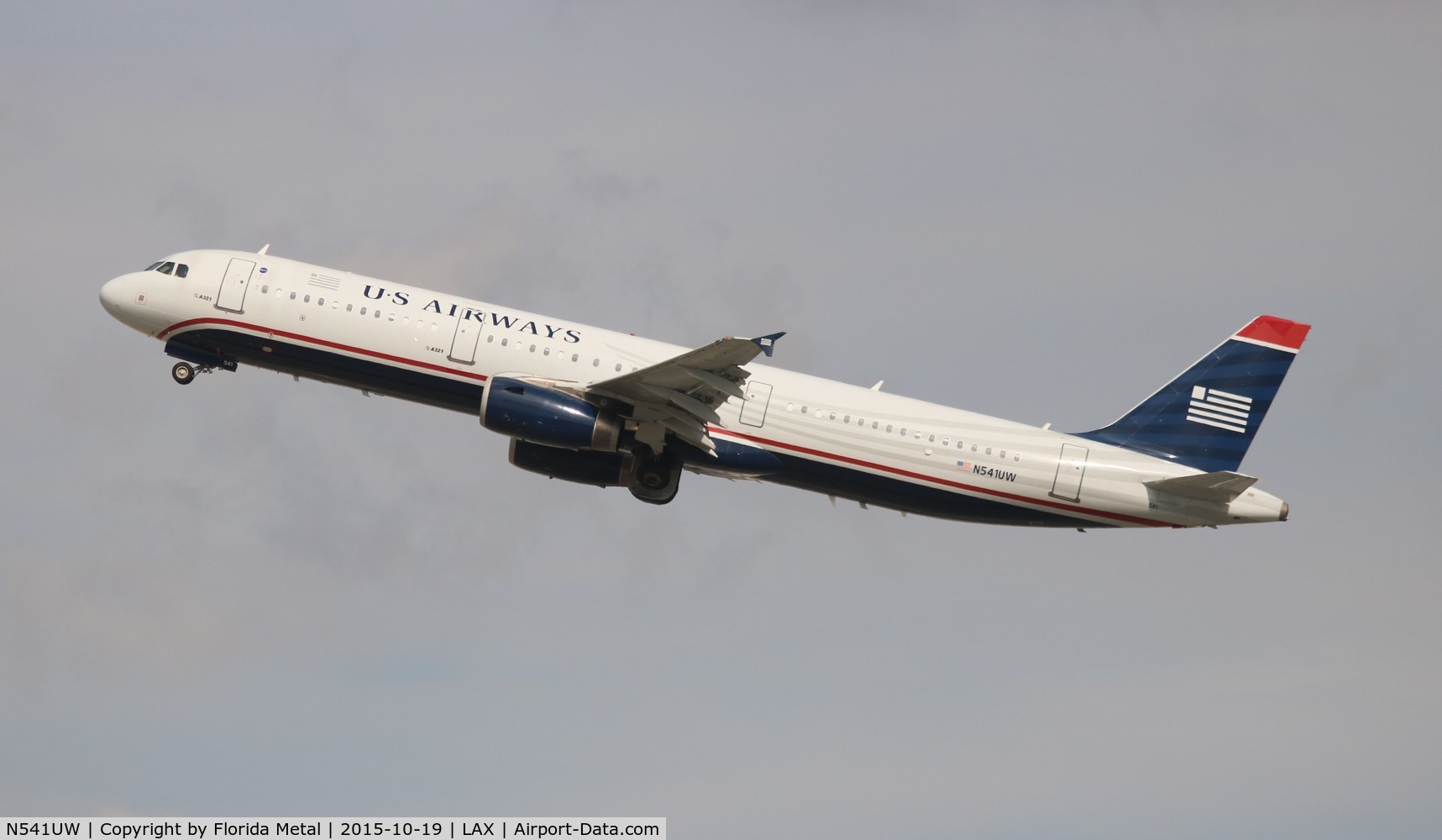 N541UW, 2009 Airbus A321-231 C/N 4123, USAirways