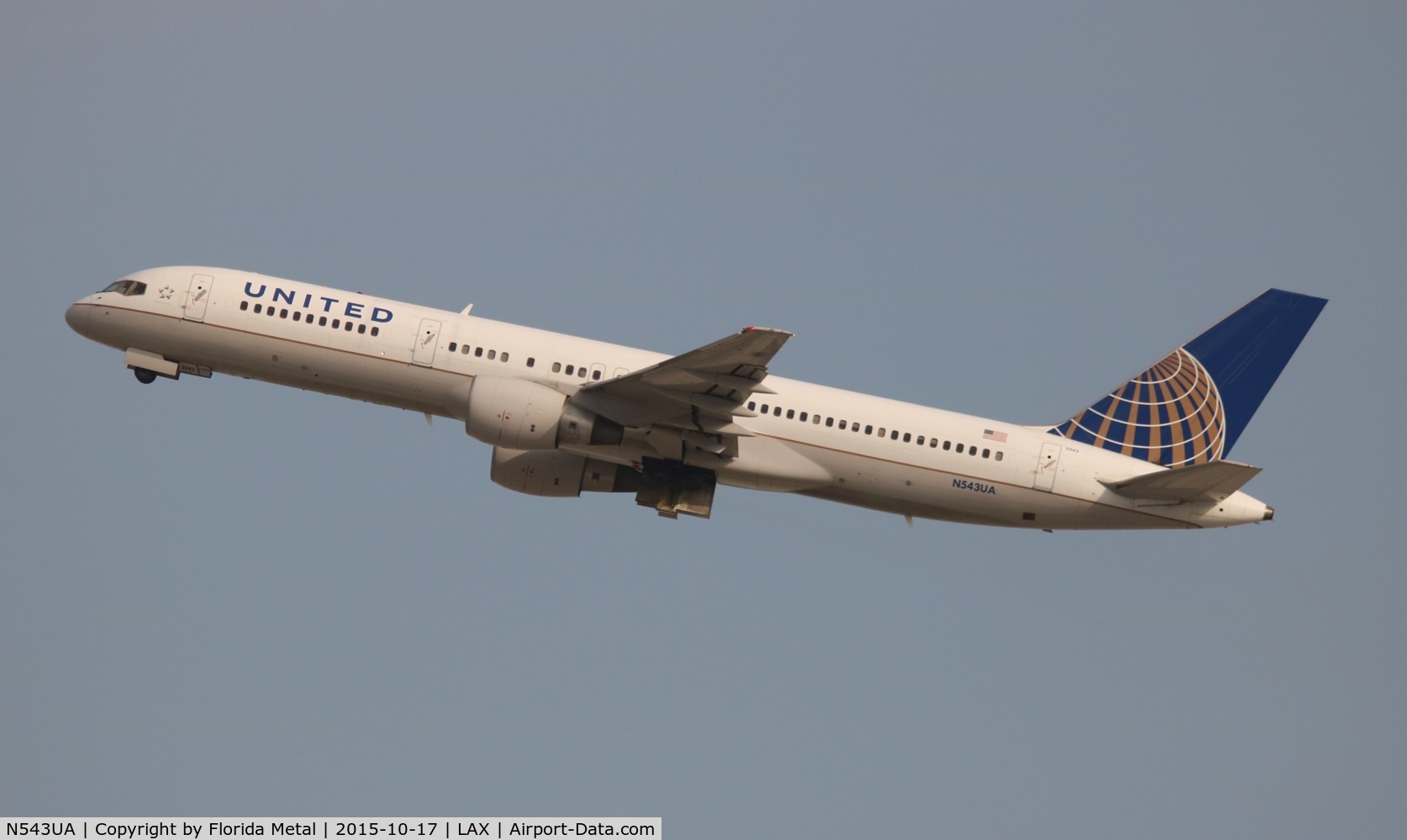 N543UA, 1991 Boeing 757-222 C/N 25698, United