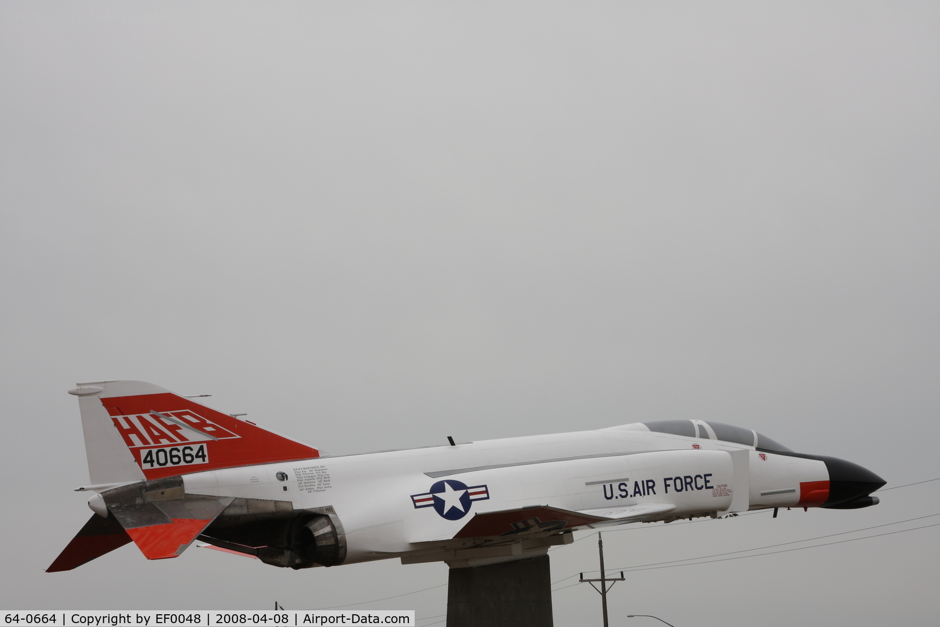 64-0664, 1964 McDonnell F-4C Phantom II C/N 884, Hill AFB