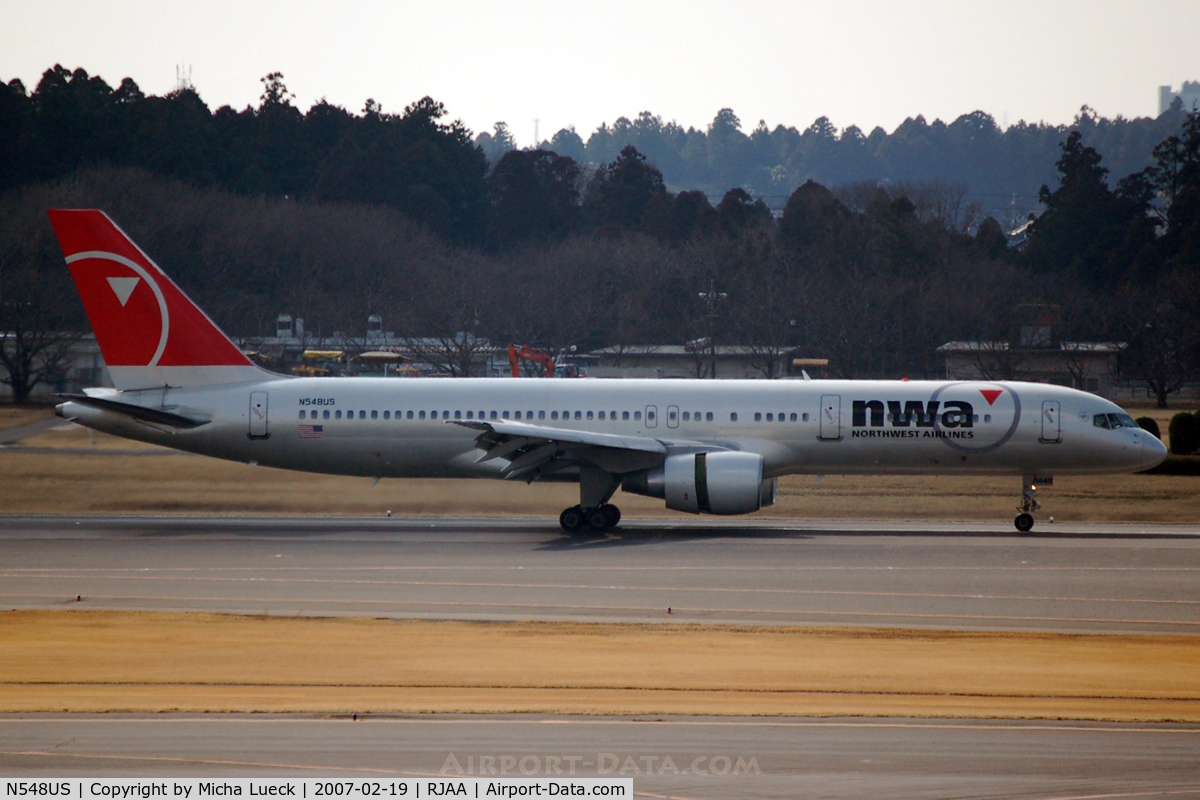 N548US, 1996 Boeing 757-251 C/N 26495, At Narita