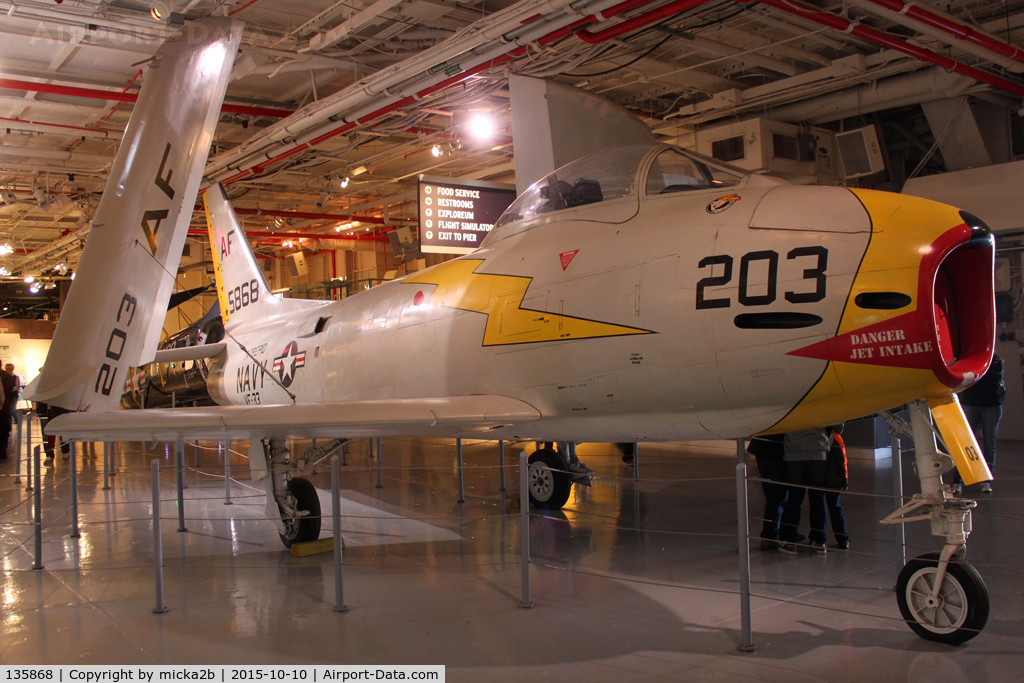 135868, North American F-1C Fury C/N 194-95, Preserved