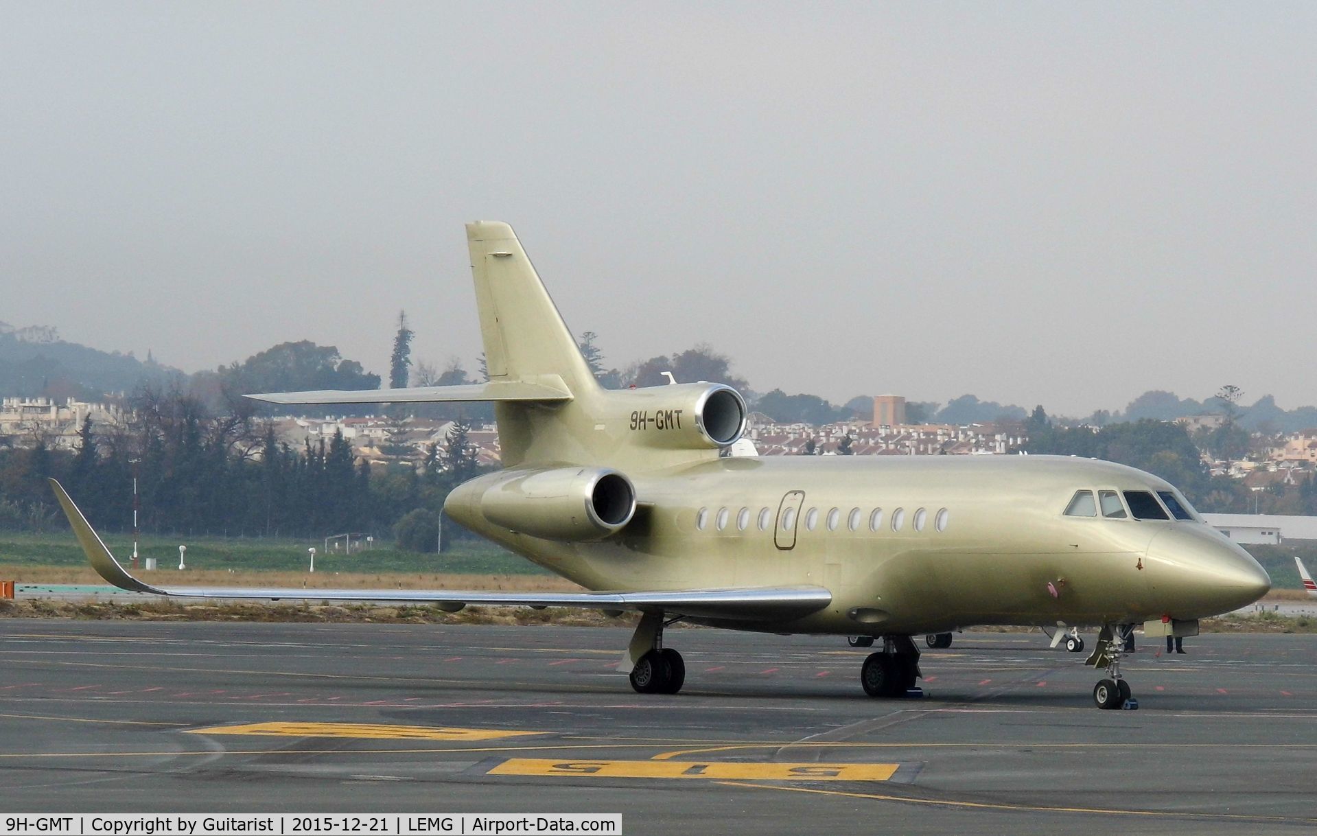 9H-GMT, 2011 Dassault Falcon 900LX C/N 247, At Malaga