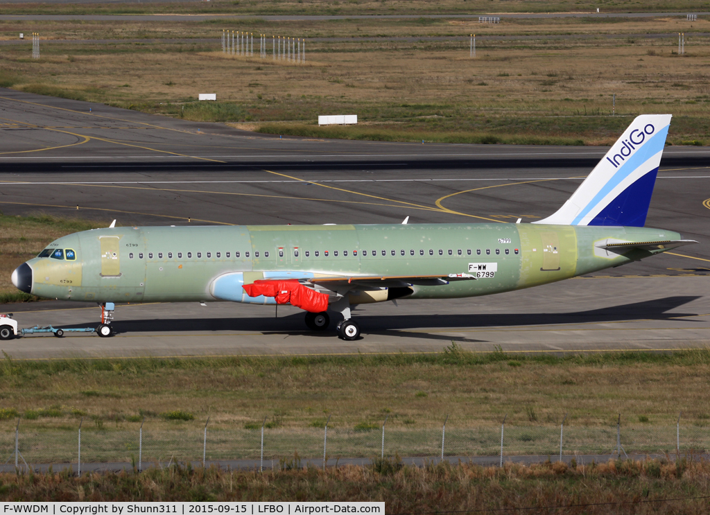 F-WWDM, 2015 Airbus A320-271N C/N 6799, C/n 6799 - For Indigo Airlines
