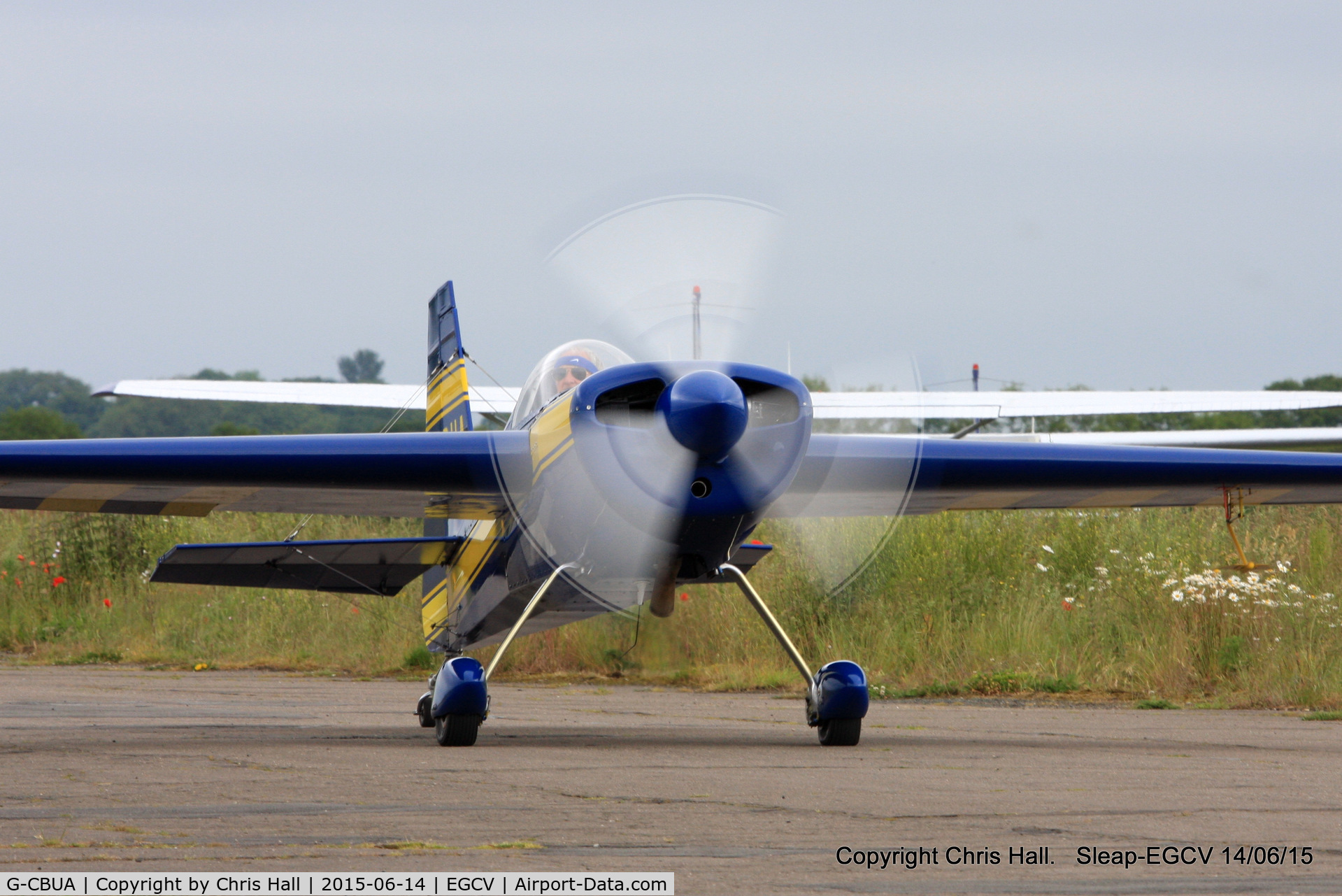 G-CBUA, 1986 Extra EA-230 C/N 009, Sleap resident