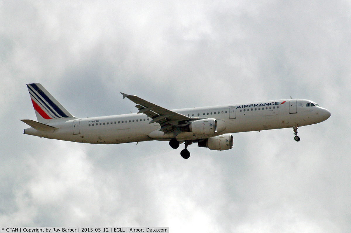 F-GTAH, 1999 Airbus A321-211 C/N 1133, Airbus A321-211 [1133] (Air France) Home~G 12/05/2015. On approach 27L.