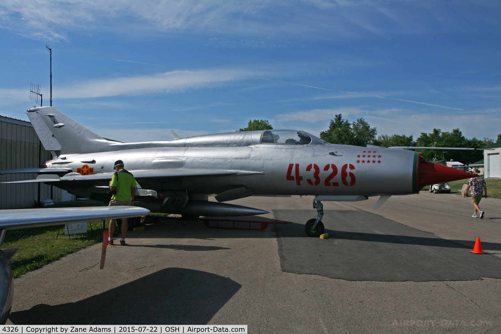 4326, Mikoyan-Gurevich MiG-21PFL C/N Not found 43426, 2015 EAA AirVenture - Oshkosh, Wisconsin