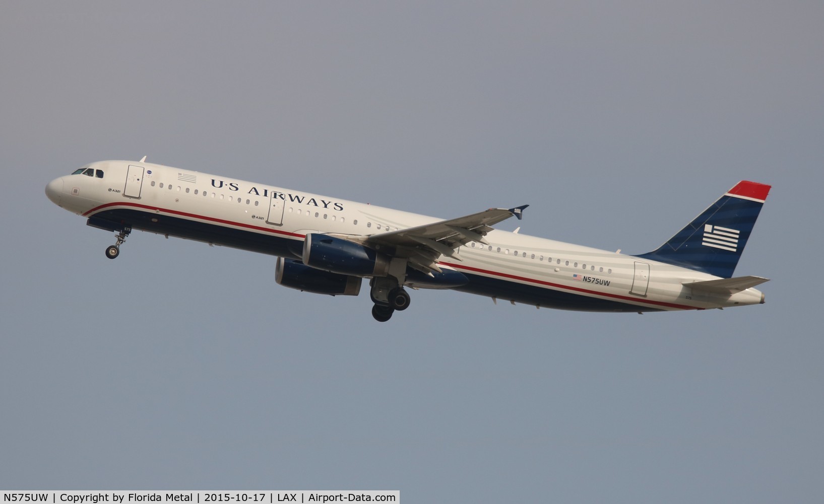 N575UW, 2014 Airbus A321-231 C/N 5980, USAirways