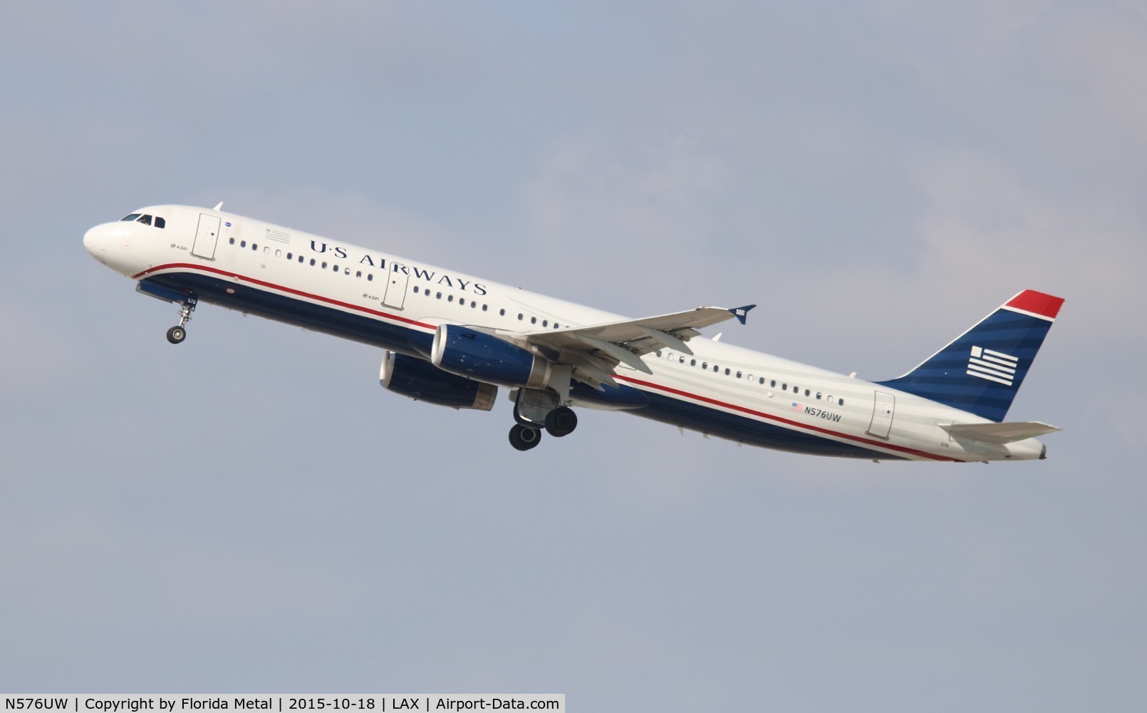 N576UW, 2014 Airbus A321-231 C/N 6027, USAirways