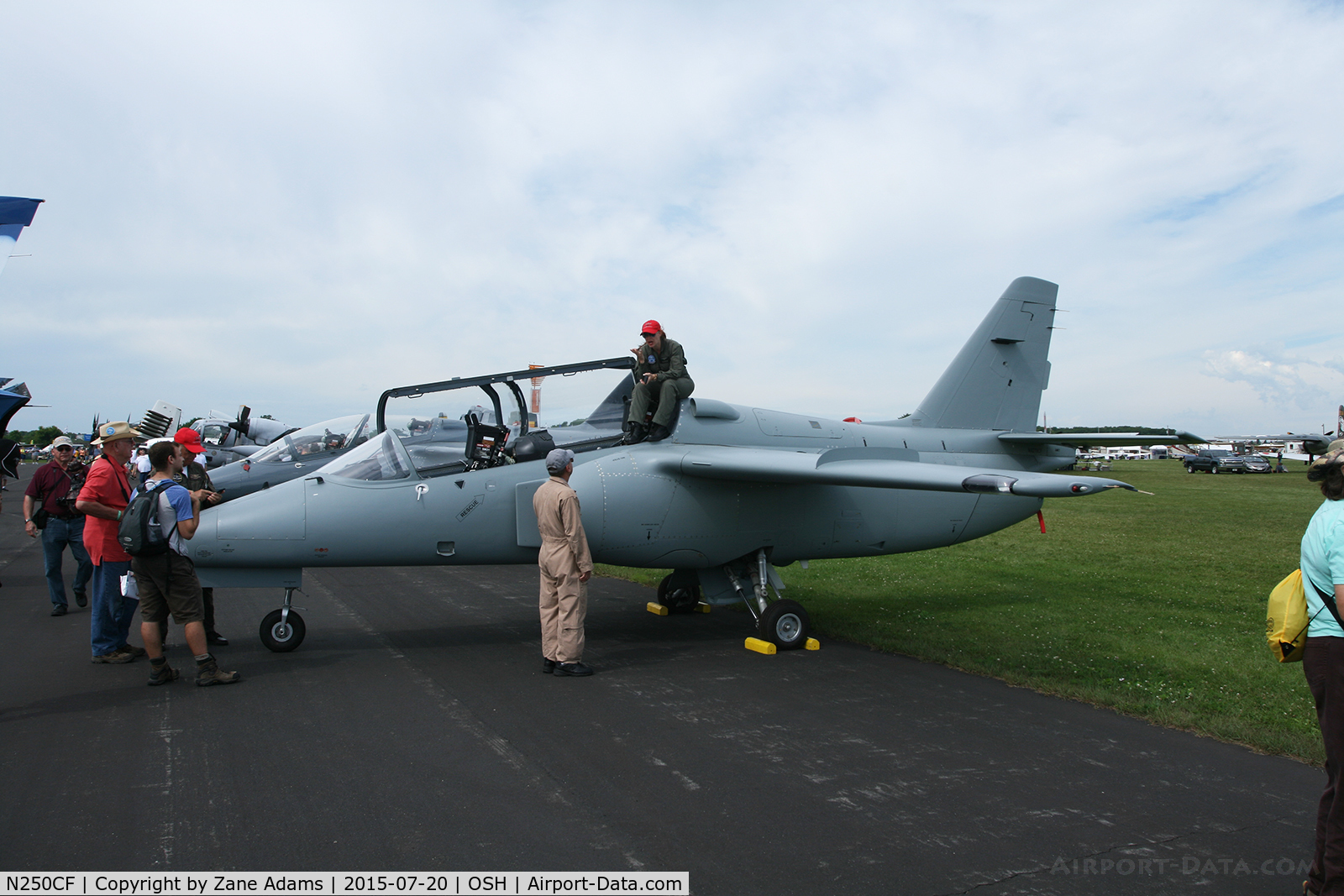 N250CF, SIAI-Marchetti S-211 C/N 034/02-023, 2015 EAA AirVenture - Oshkosh, Wisconsin