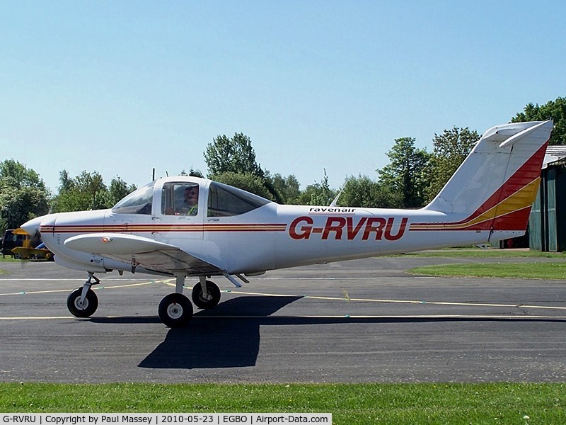 G-RVRU, 1980 Piper PA-38-112 Tomahawk Tomahawk C/N 38-80A0081, @ Halfpenny Green. EX:-OO-GME,G-NCFE,G-BKMK,N9676N.