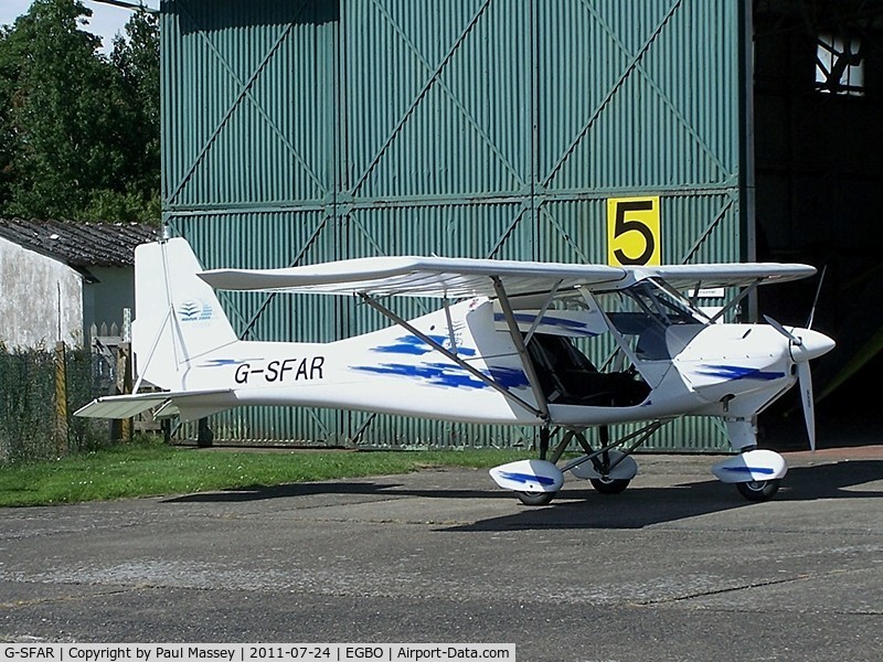 G-SFAR, 2007 Comco Ikarus C42 FB100 C/N 0704-6883, Resident @ Halfpenny Green.