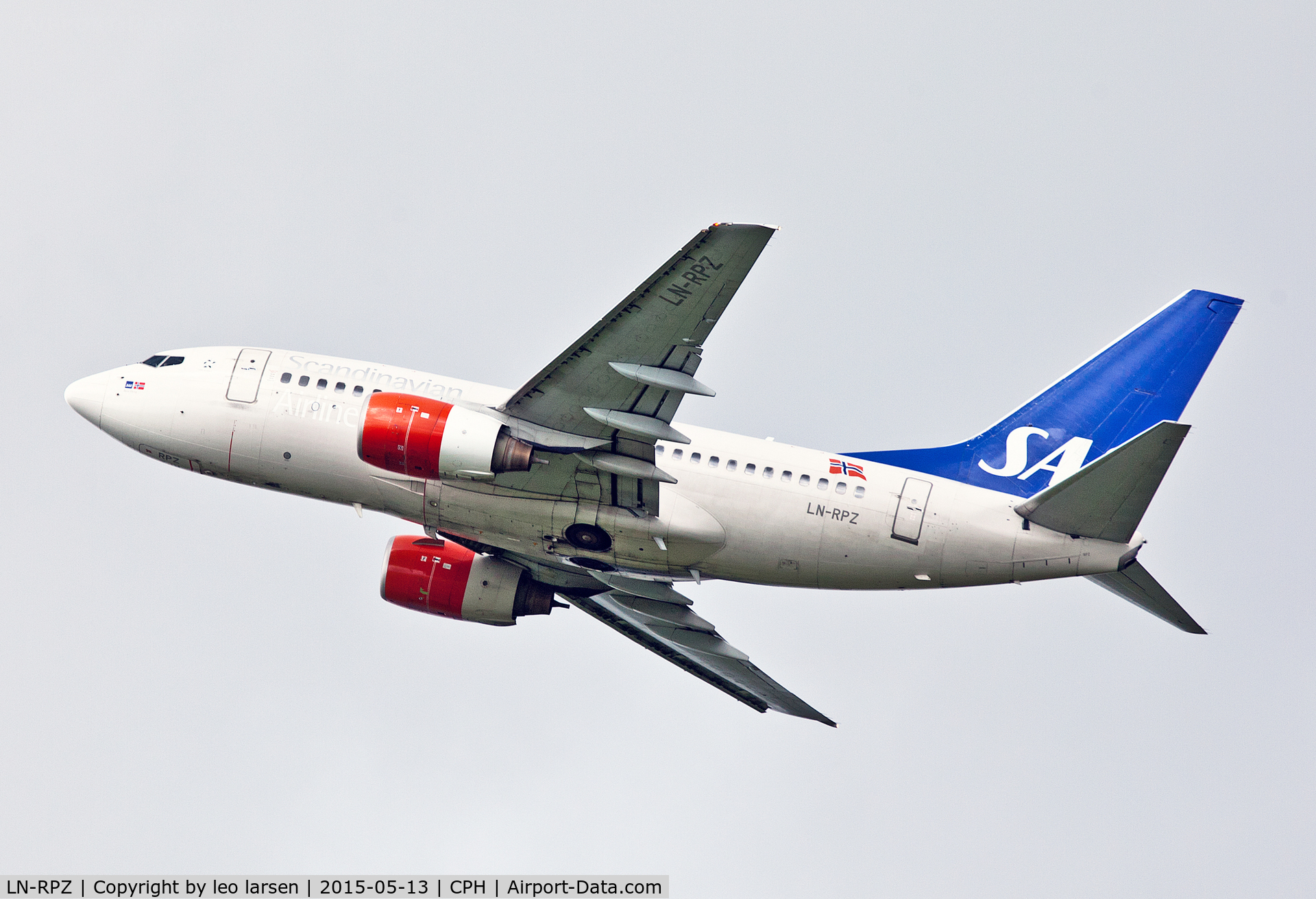 LN-RPZ, 1998 Boeing 737-683 C/N 28293, Copenhagen 13.5.15