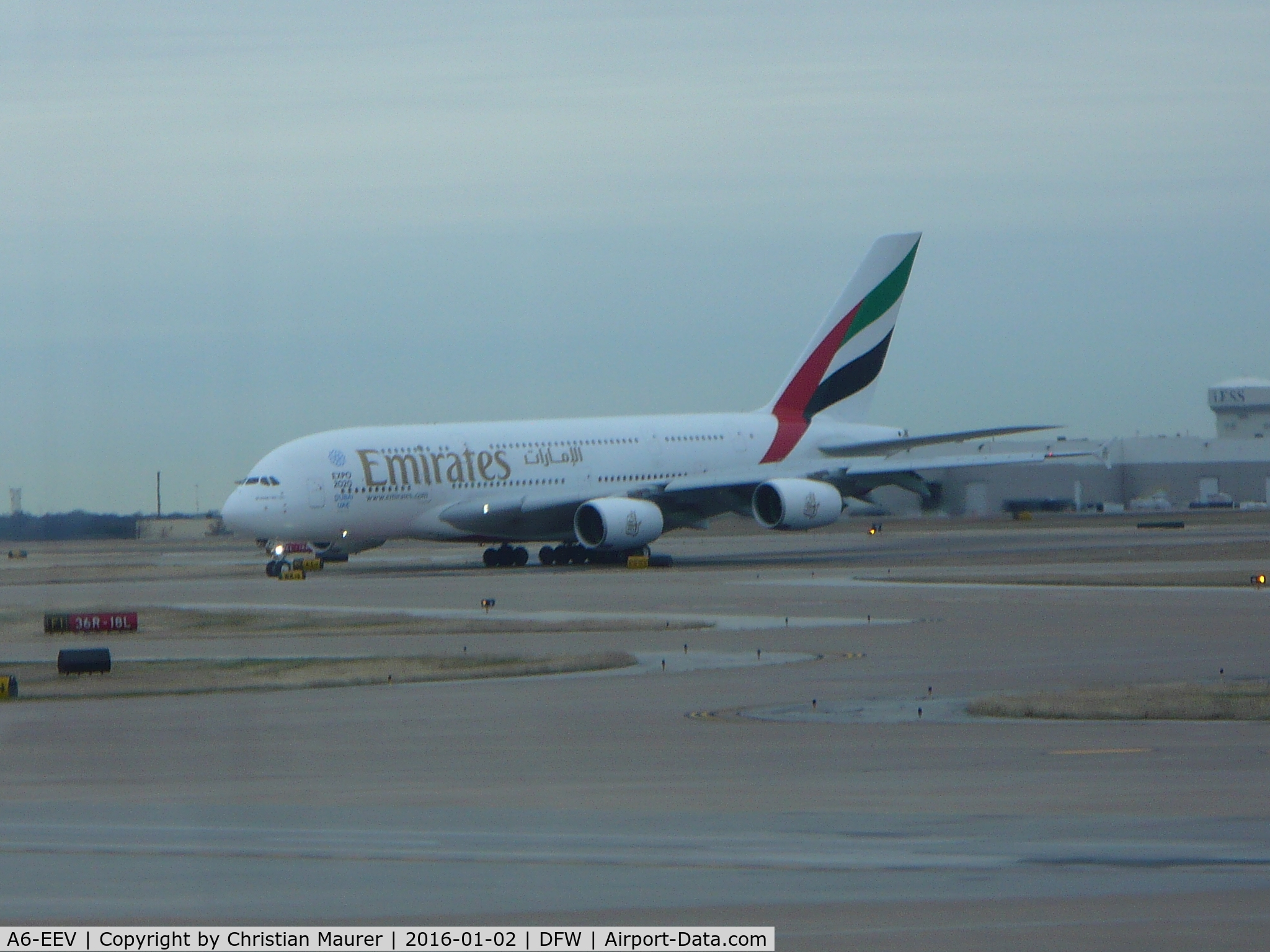A6-EEV, 2013 Airbus A380-861 C/N 150, Airbus A380 In from Dubai UAE