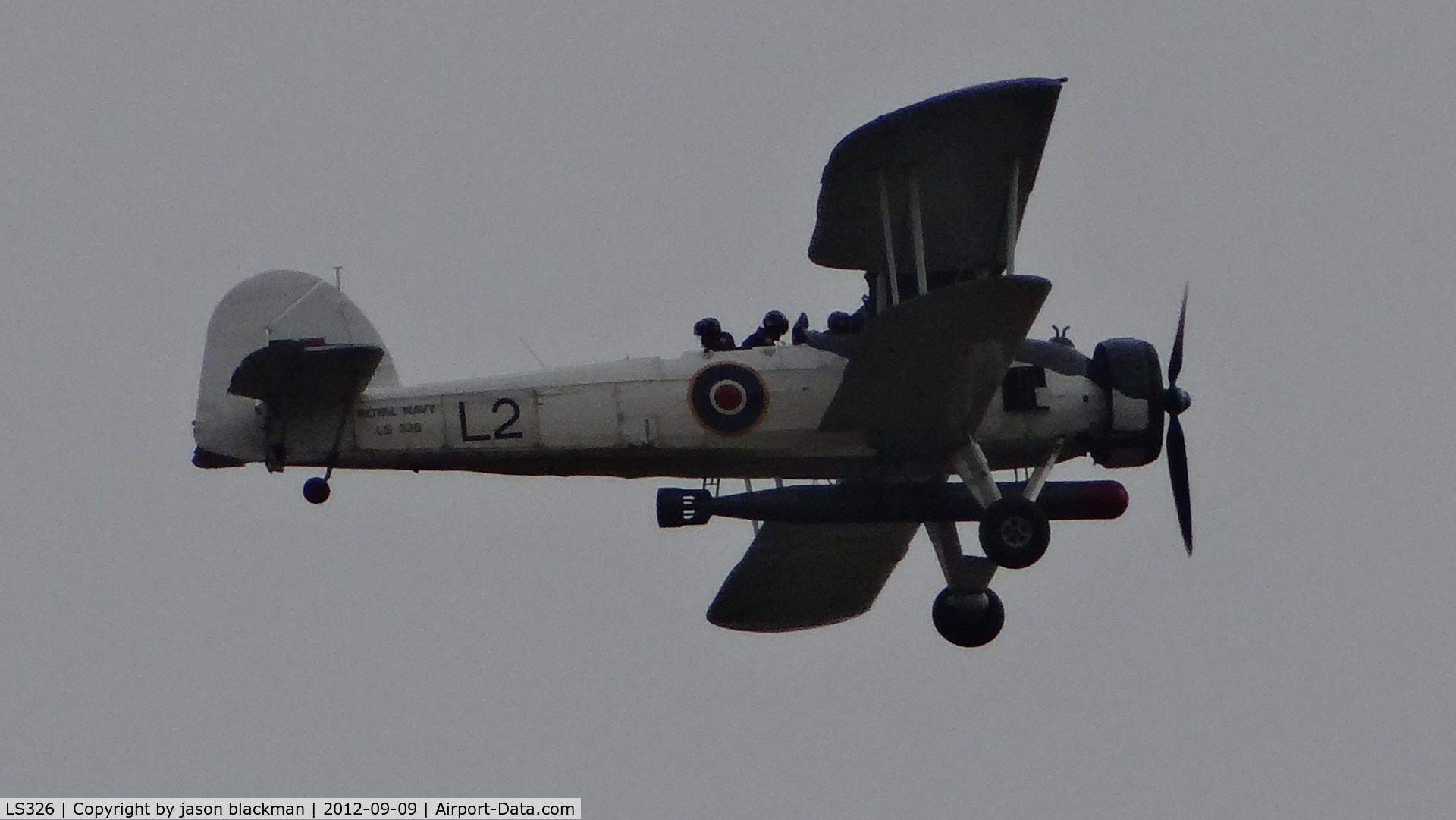 LS326, 1943 Fairey Swordfish Mk.II C/N Not found LS326, Fairey Swordfish taken in Oakley bucks on the 9-9-2012 at 16.25pm