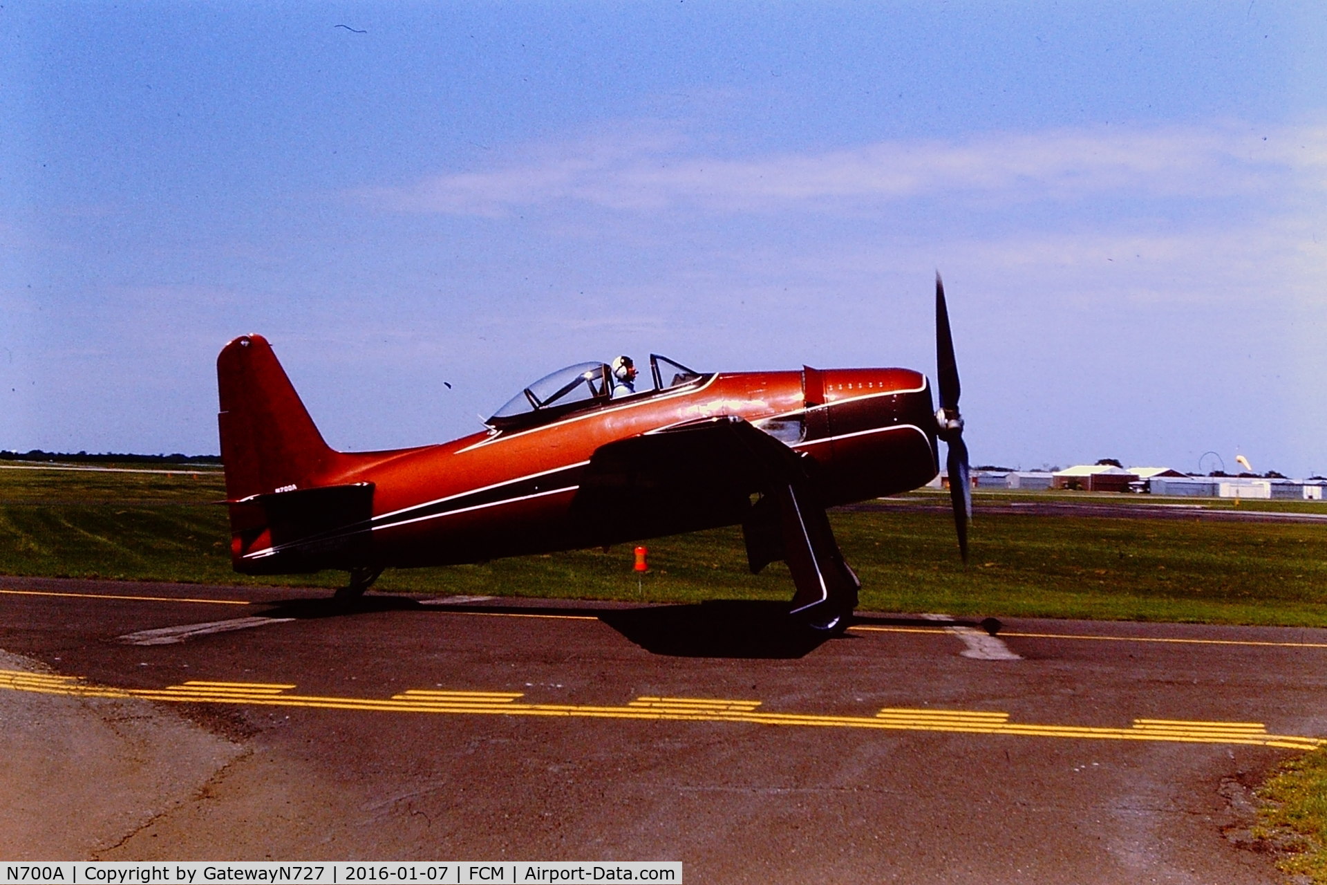 N700A, 1950 Grumman G-58B Gulfhawk C/N D.1262, Taken from the Classic Aviation ramp. Summer, 1986.