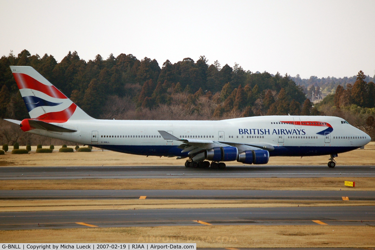 G-BNLL, 1990 Boeing 747-436 C/N 24054, At Narita