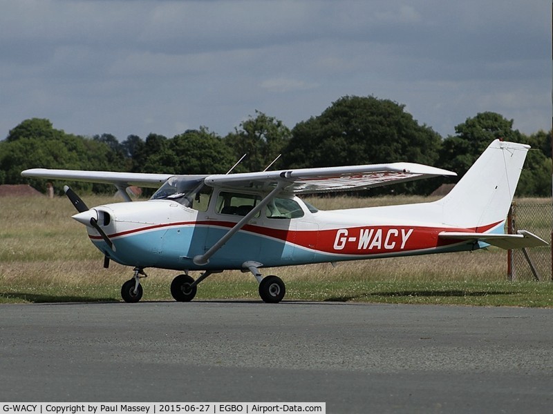 G-WACY, 1984 Reims F172P Skyhawk C/N 2217, @ Wolverhampton(Halfpenny Green). ex:-F-GDOZ.