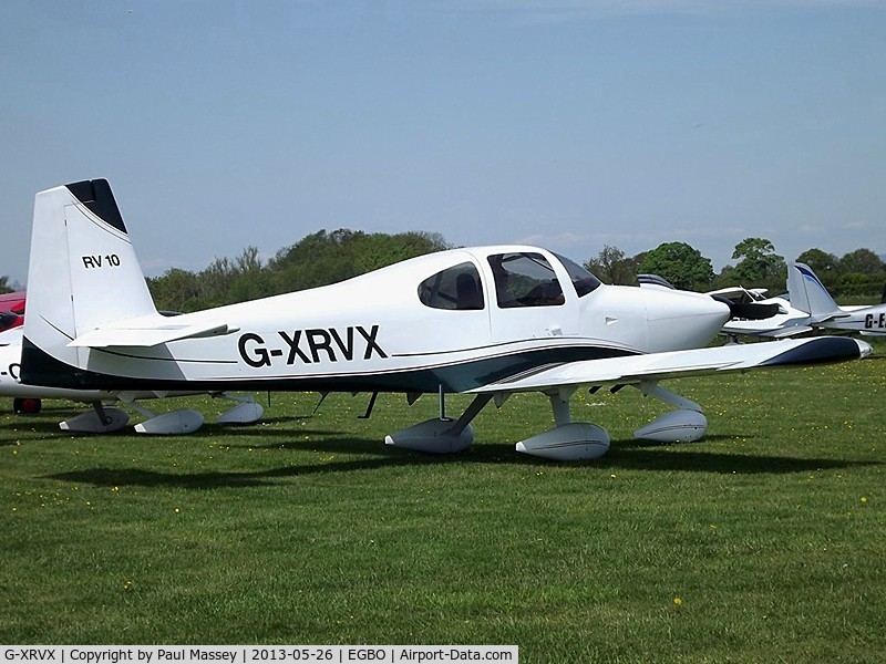 G-XRVX, 2006 Vans RV-10 C/N PFA 339-14592, @the 40's weekend fly-in @ Wolverhampton(Halfpenny Green).