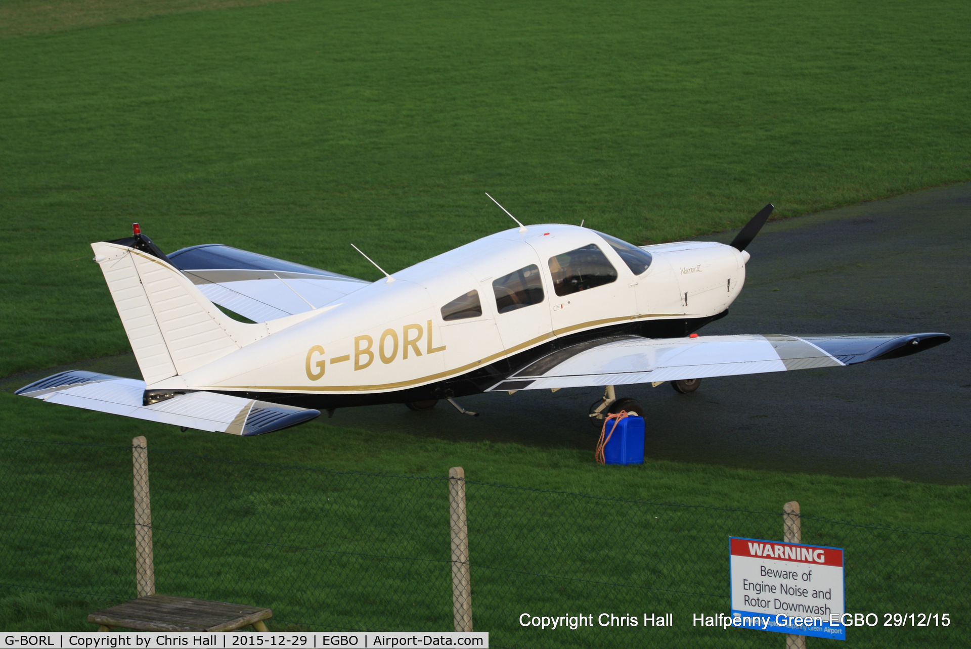 G-BORL, 1978 Piper PA-28-161 Cherokee Warrior II C/N 28-7816256, at Halfpenny Green