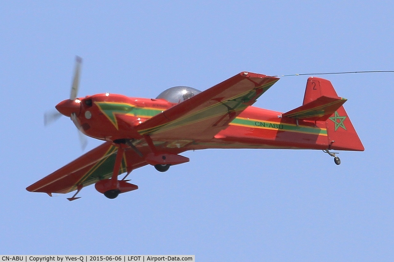 CN-ABU, Mudry CAP-232 C/N 41, Royal Moroccan Air Force Mudry CAP-232, N° 2 of Aerobatic Team Marche Verte 2015, Tours-St Symphorien Air Base 705 (LFOT-TUF) Open day 2015