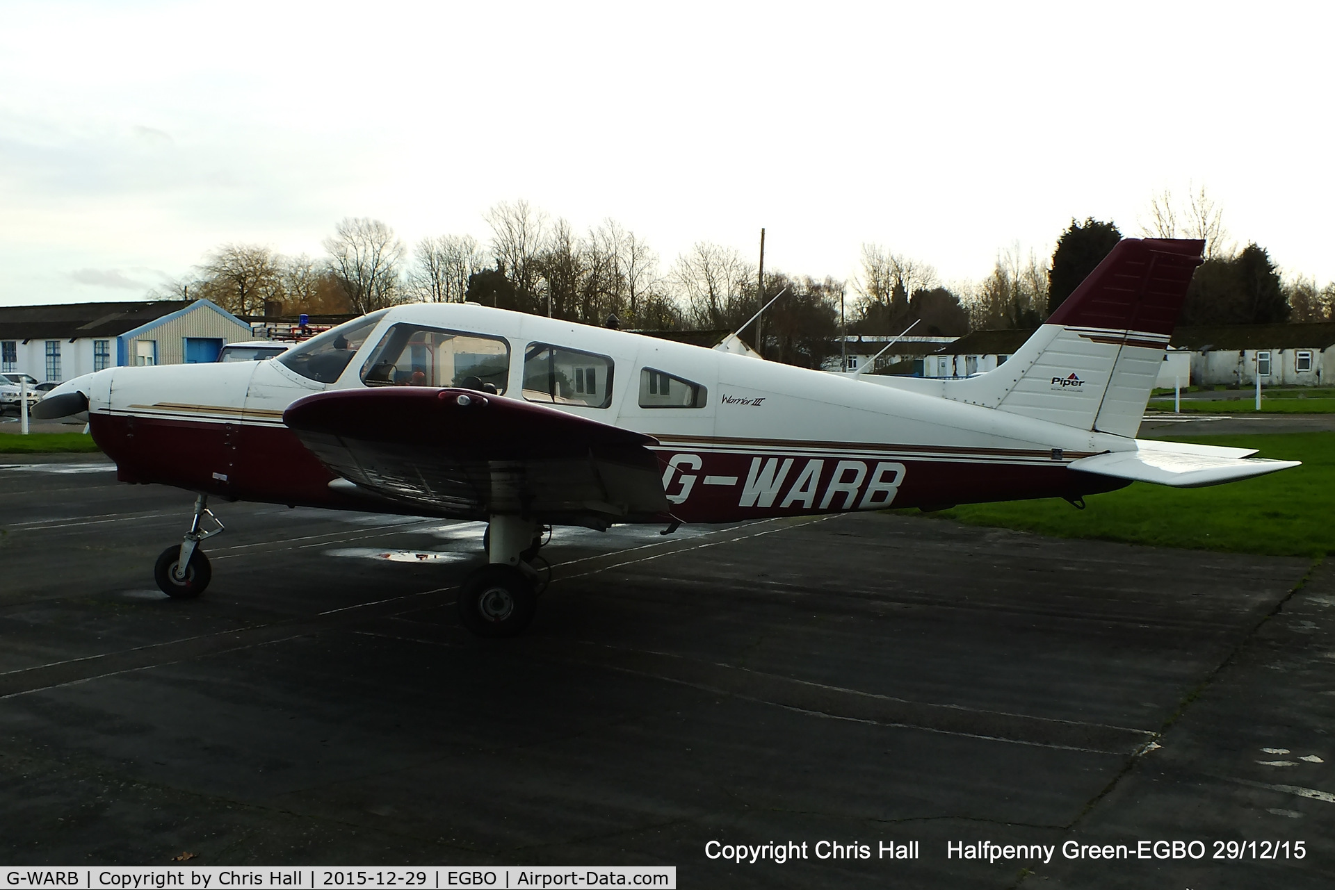 G-WARB, 1998 Piper PA-28-161 Cherokee Warrior III C/N 28-42034, at Halfpenny Green