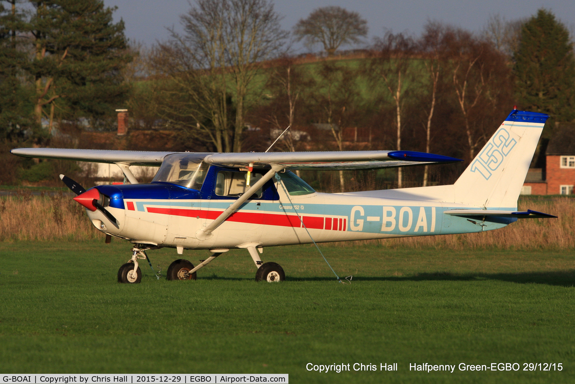 G-BOAI, 1978 Cessna 152 C/N 152-79830, at Halfpenny Green