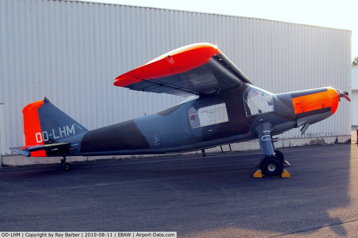OO-LHM, 1959 Dornier Do-27A-3 C/N 417, Dornier Do.27A-3 [417] Antwerp-Deurne~OO 11/08/2010. Named 