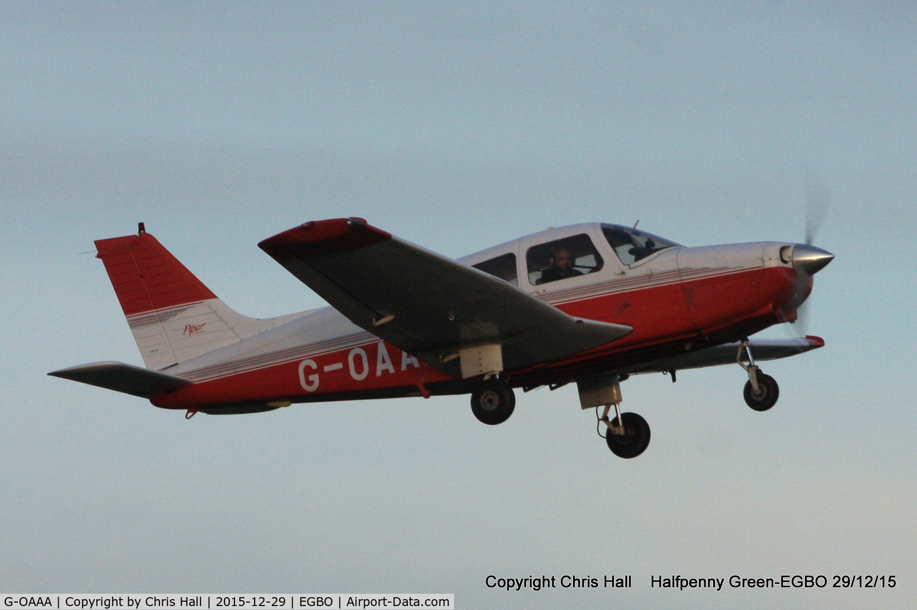 G-OAAA, 1993 Piper PA-28-161 Cherokee Warrior II C/N 2816107, at Halfpenny Green