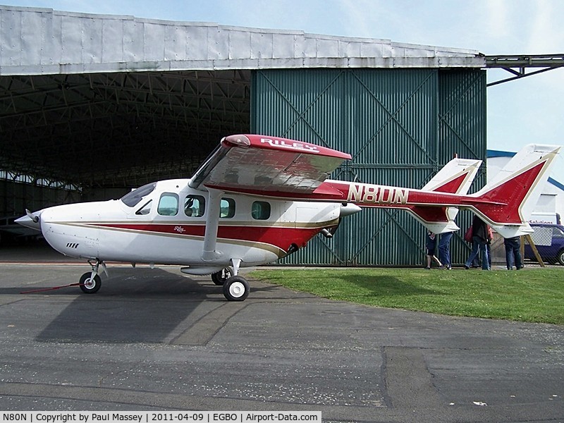 N80N, 1974 Cessna T337G Turbo Super Skymaster C/N P3370197, Resident @ Wolverhampton(Halfpenny Green).