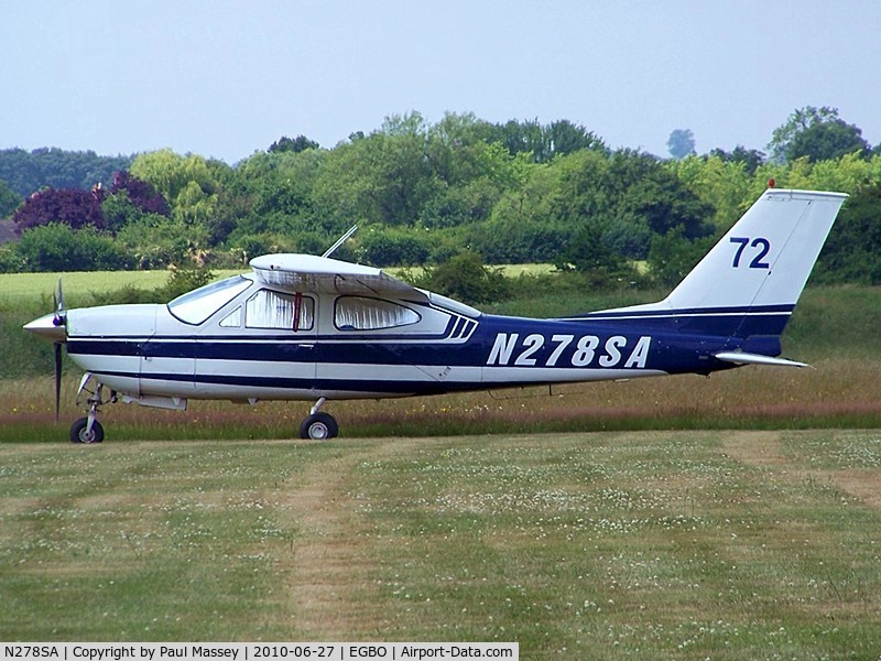 N278SA, 1974 Cessna 177RG Cardinal C/N 177RG0571, @ the 100years of flying at Wolverhampton's Airports anniversary.ex:-OO-ALT,N2171Q.