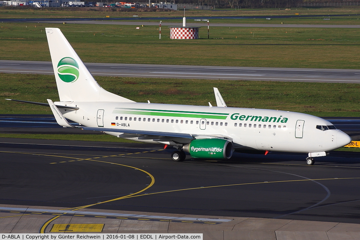 D-ABLA, 2007 Boeing 737-76J C/N 36114, Departing