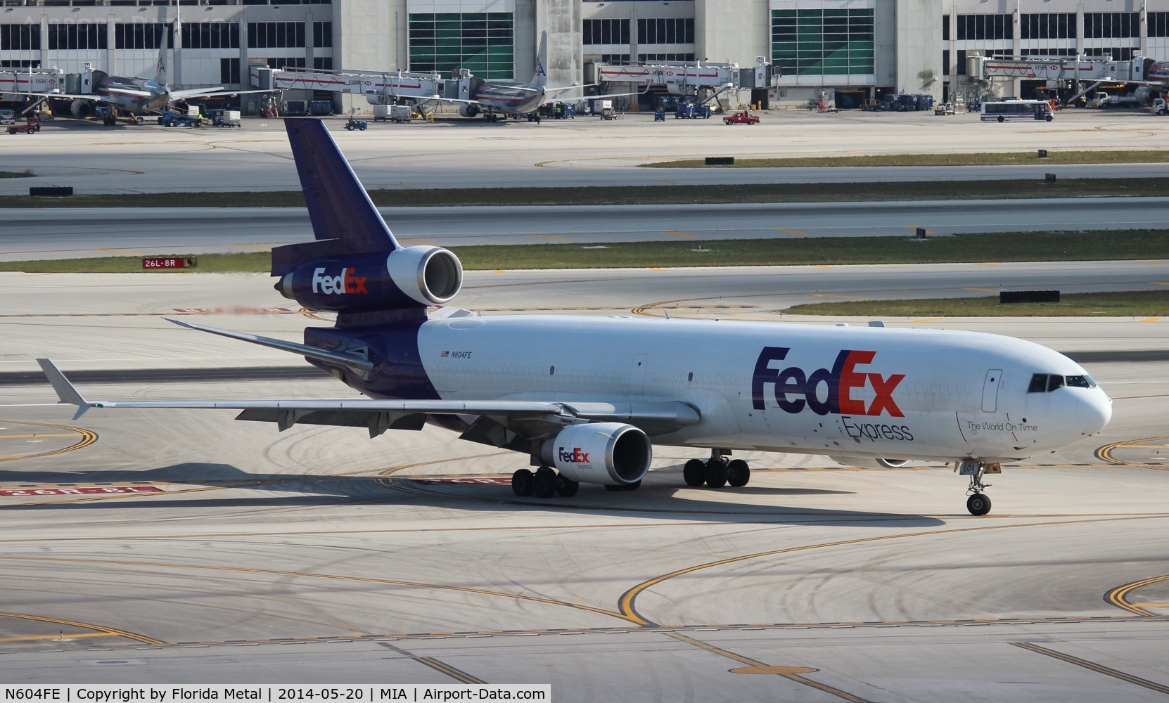 N604FE, 1992 McDonnell Douglas MD-11F C/N 48460, Fed Ex