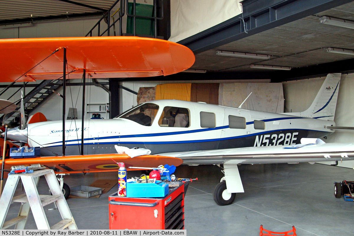 N5328E, 2001 Piper PA-32R-301T Turbo Saratoga C/N 3257256, Piper PA-32R-301T Saratoga II TC [3257256] Antwerp-Deurne~OO 11/08/2010