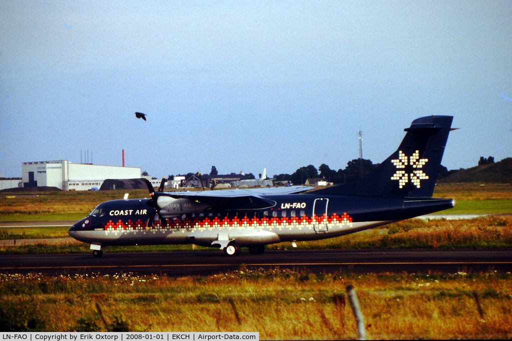 LN-FAO, 1989 ATR 42-300 C/N 148, LN-FAO in CPH AUG07