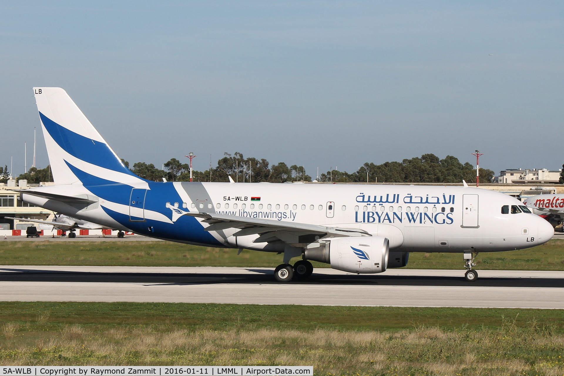 5A-WLB, 2006 Airbus A319-112 C/N 2954, A319 5A-WLB Libyan Wings