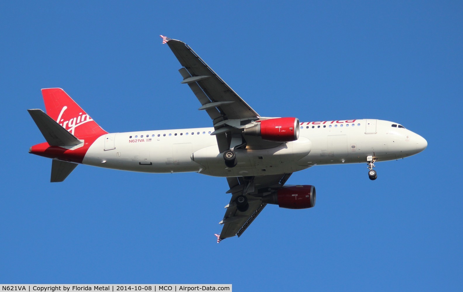 N621VA, 2005 Airbus A320-214 C/N 2616, Virgin America