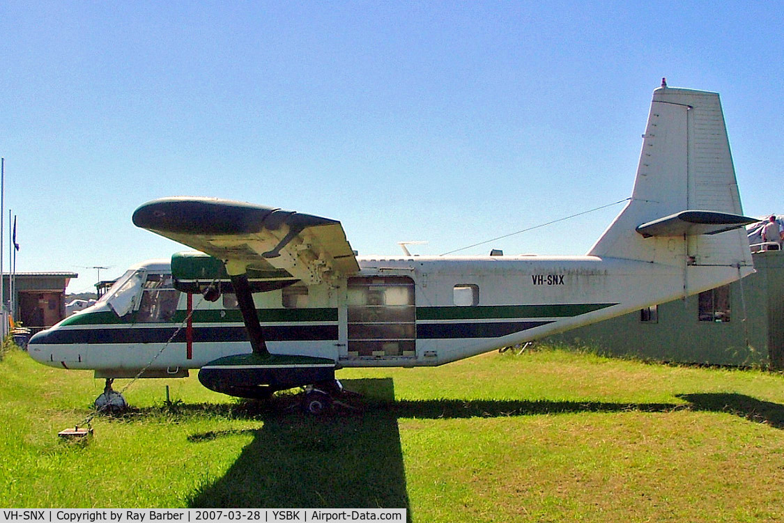 VH-SNX, GAF N22S Searchmaster B C/N N22B-103, GAF N.22C Nomad [103] Sydney-Bankstown~VH 28/03/2007