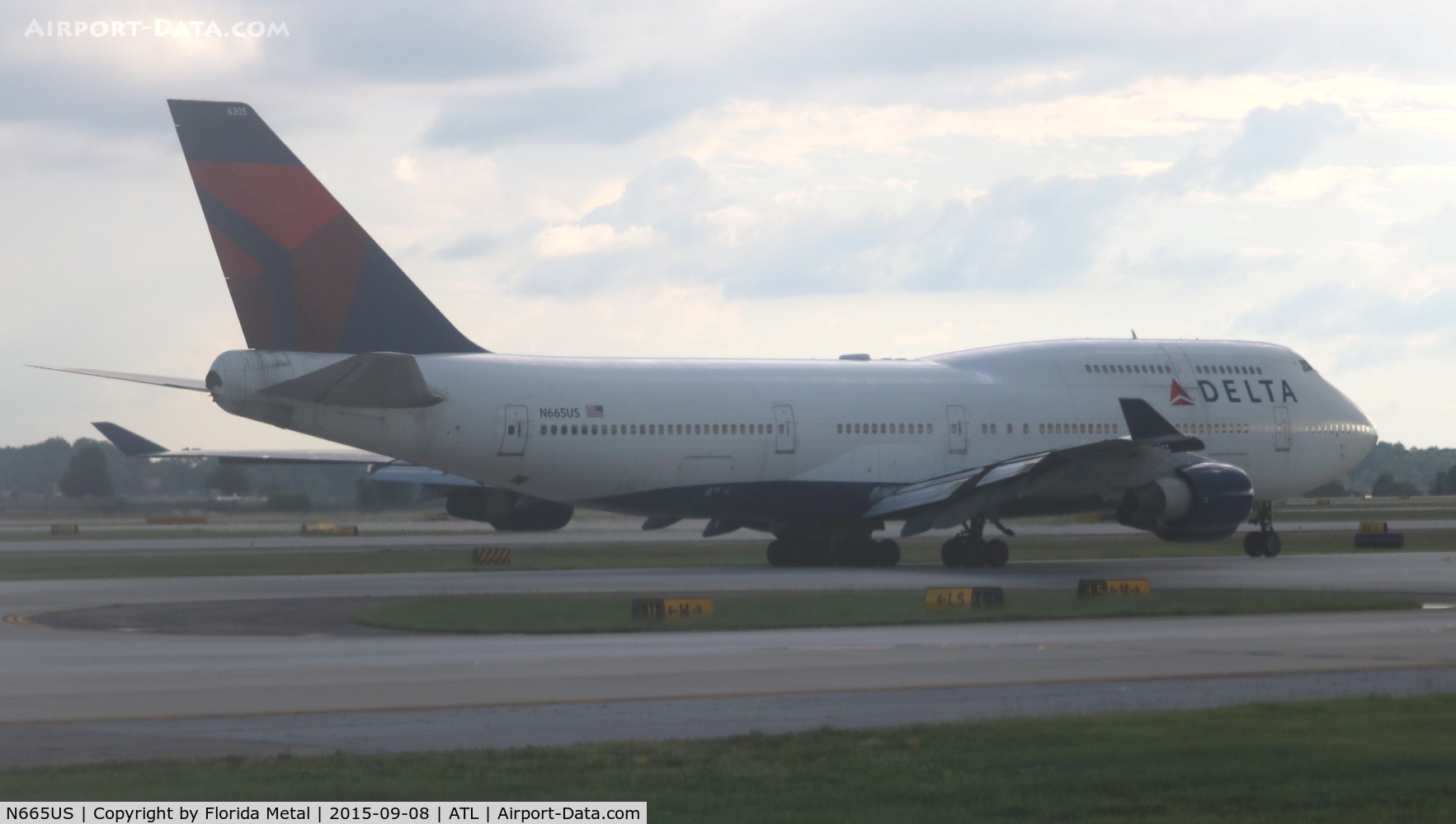 N665US, 1989 Boeing 747-451 C/N 23820, Delta