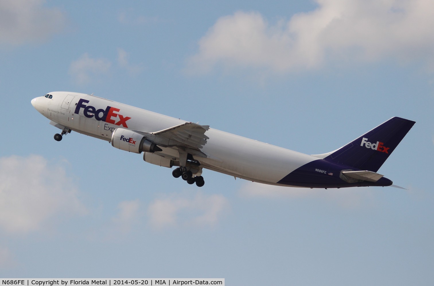 N686FE, 1999 Airbus A300F4-605R C/N 0804, Fed Ex