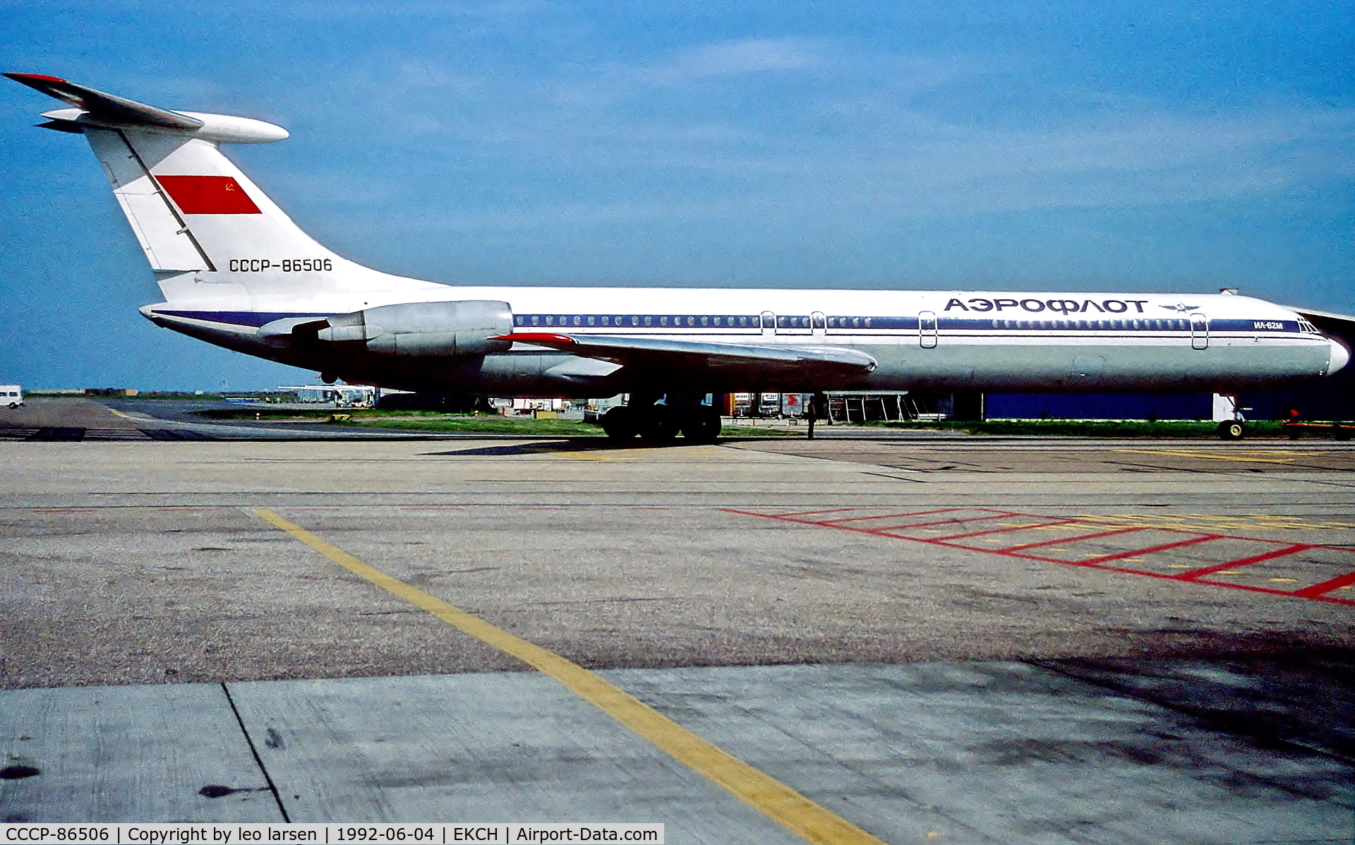 CCCP-86506, 1980 Ilyushin Il-62M C/N 1035324, Copenhagen 4.6.92