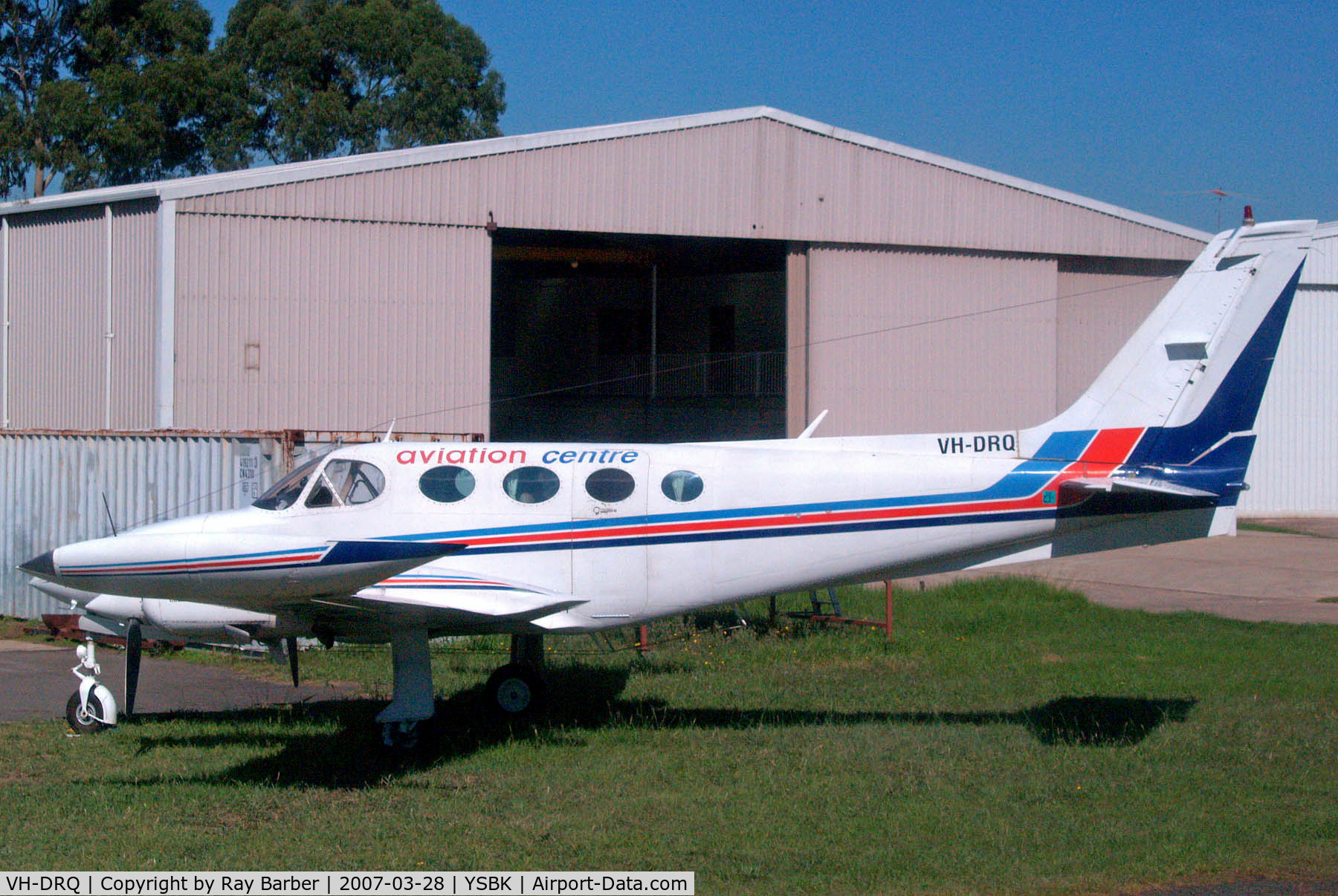 VH-DRQ, 1977 Cessna 340A C/N 340A0294, Cessna 340A [340A-0294] (Aviation Centre) Bankstown~VH 28/03/2007
